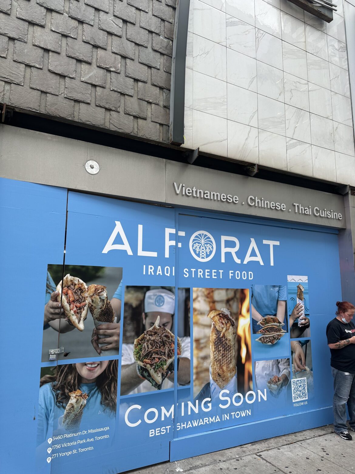 This place any good in the burbs? Alforat Iraqi Street Food spotted coming across from Eaton Centre @ Yonge & Dundas.