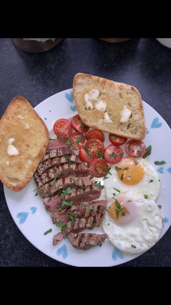 Homemade Steak & eggs