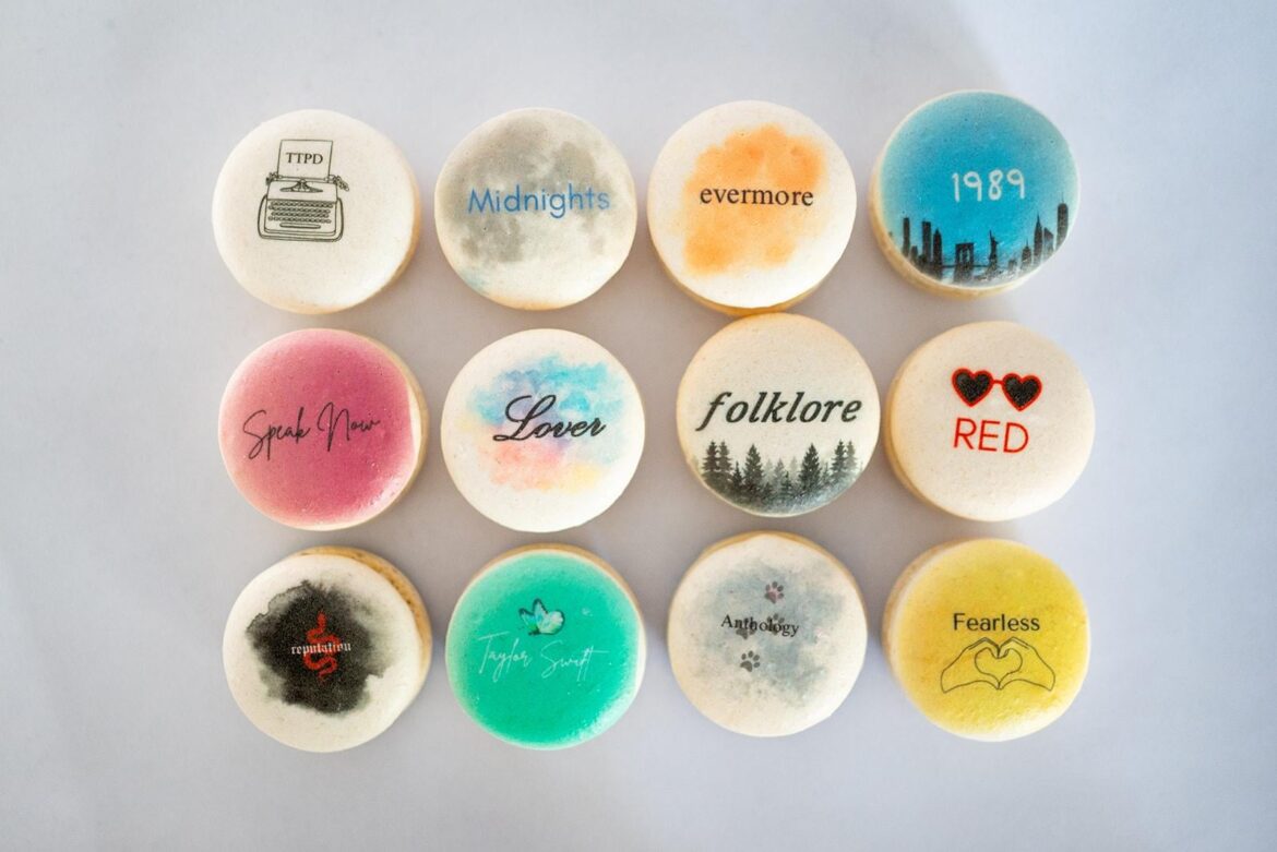 Taylor Swift inspired macarons