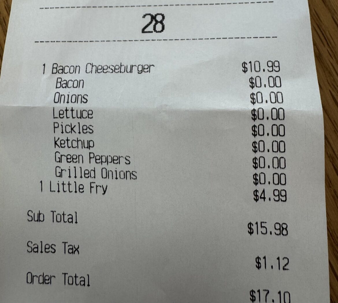 Five guys cashier always asks if I want “both types of onions”