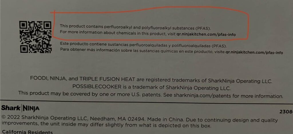 Realized my Ninja slow cooker has Teflon