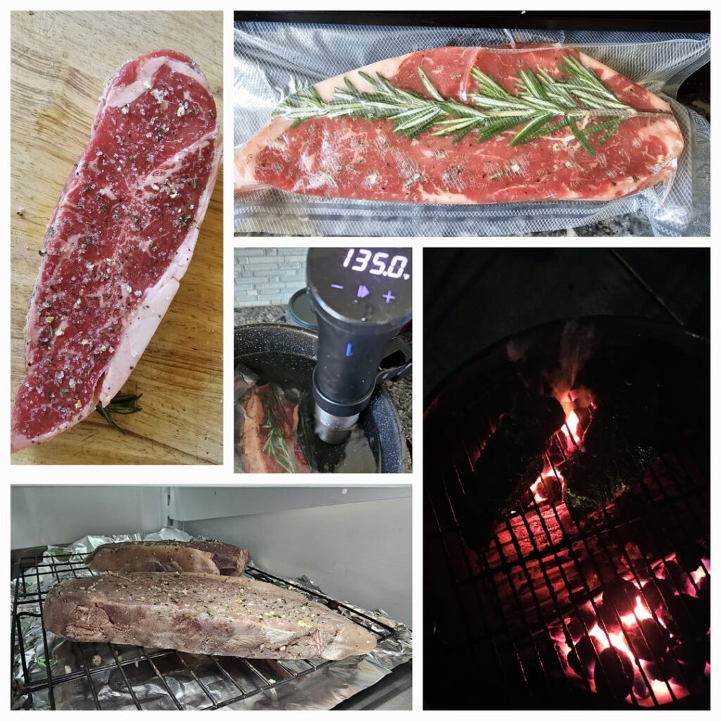 My anova broke during the cooking of this meal.