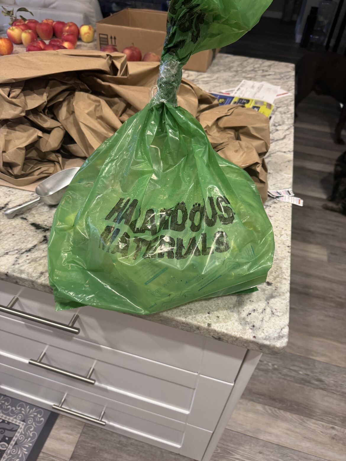 Anyone ever receive their colds in a hazmat bag? Anyone ever receive their colds in a hazmat bag?