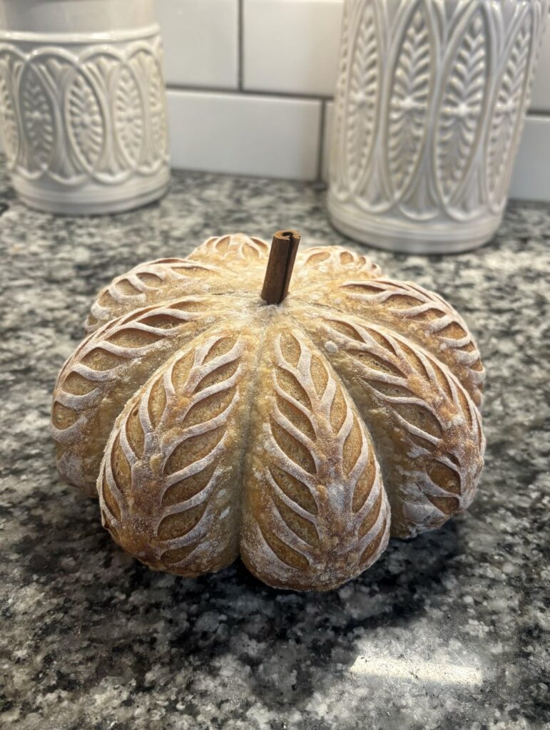 First pumpkin sourdough for the season