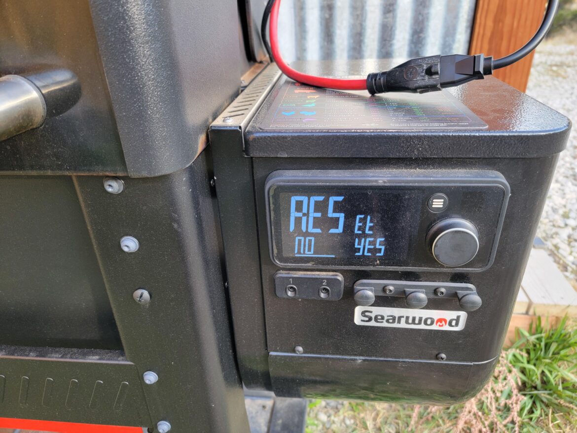 Weber Searwood 600 SOLVED: how to reset controller