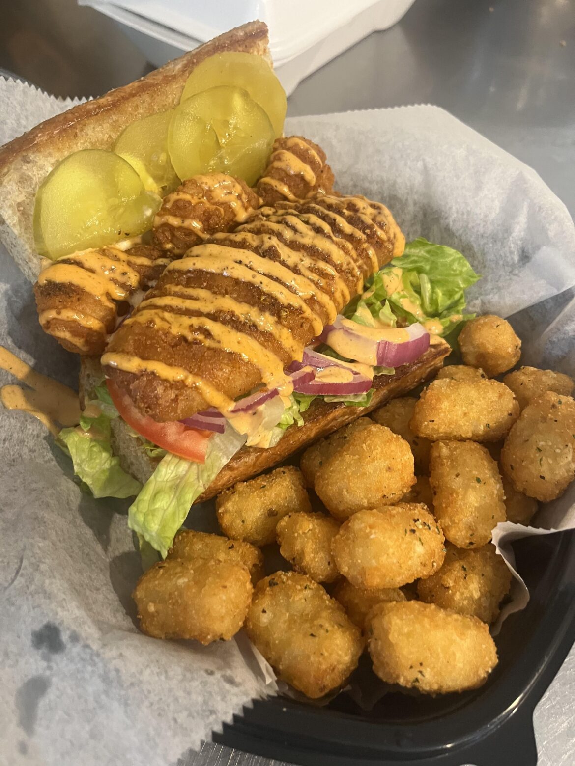 Fried Shrimp/Catfish Po’Boy