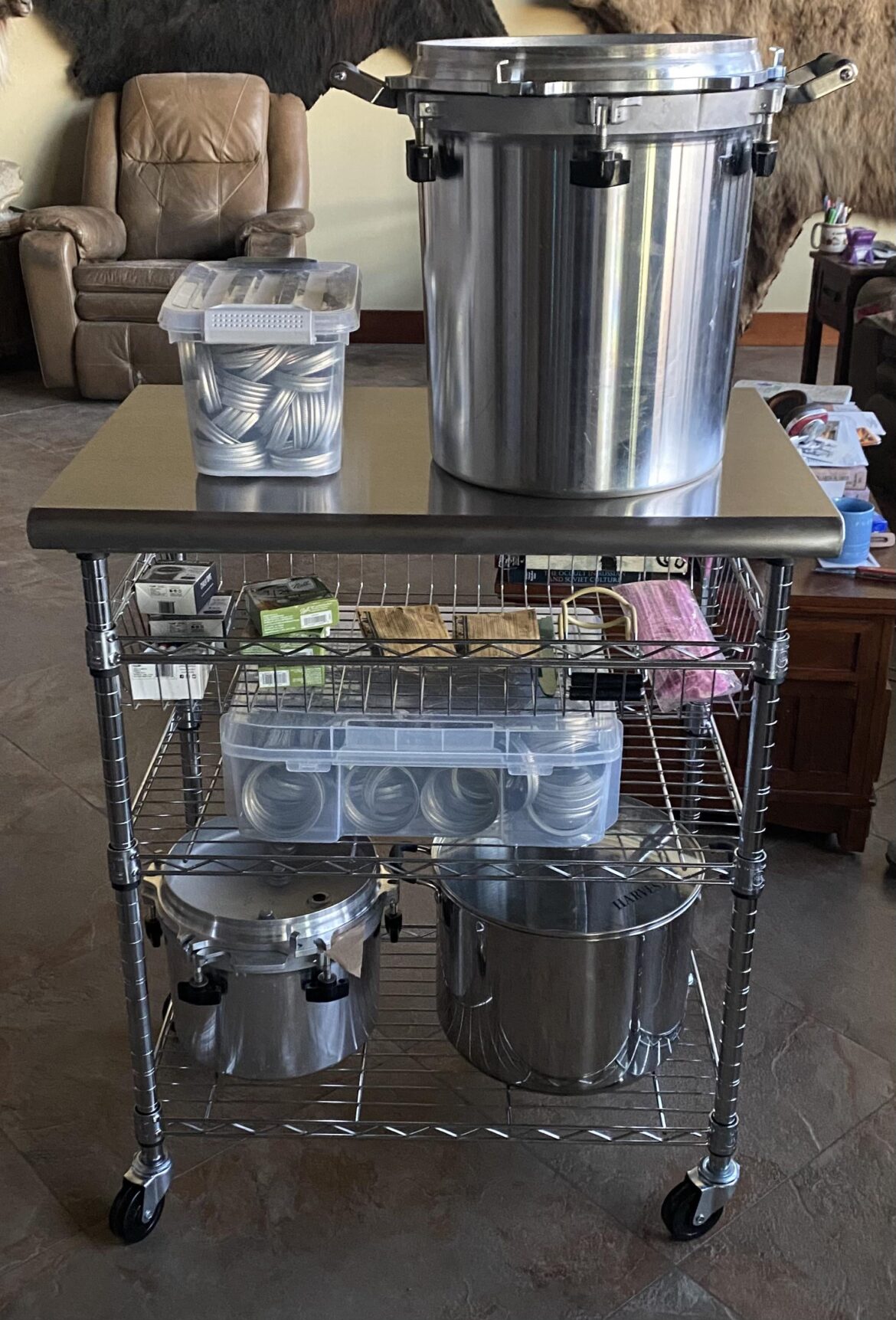 My New Canning Cart My New Canning Cart