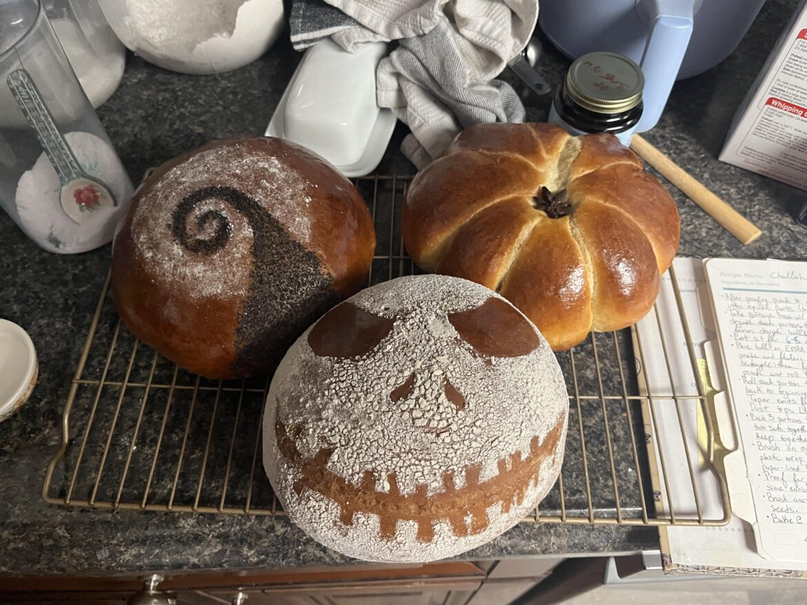 My bread series for a local bake-off on my messy counter