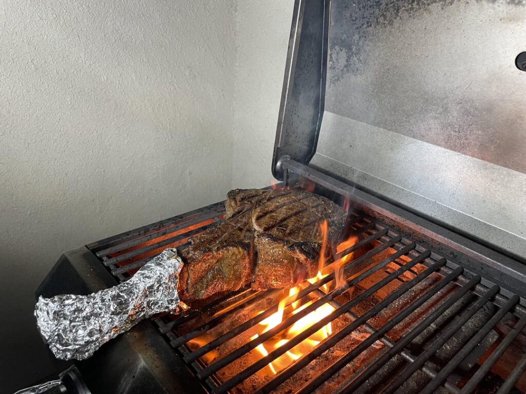 Grill or Pan? Which do you prefer if you have equal access? Cowboy Ribeye (money shot included) Grill or Pan? Which do you prefer if you have equal access? Cowboy Ribeye (money shot included)