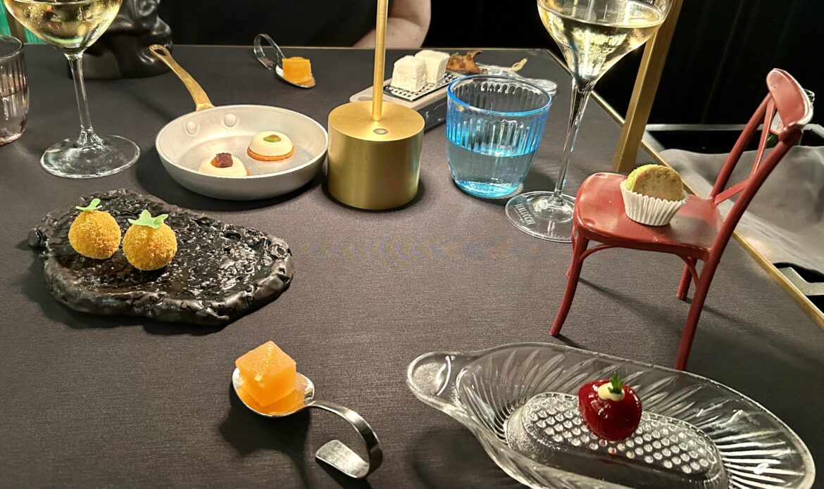 Restaurant in Rome. So many violators.