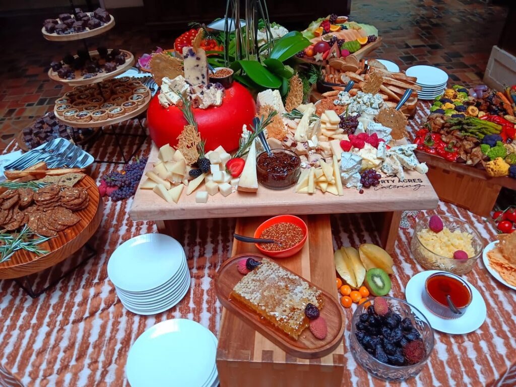 A big spread for a VIP event