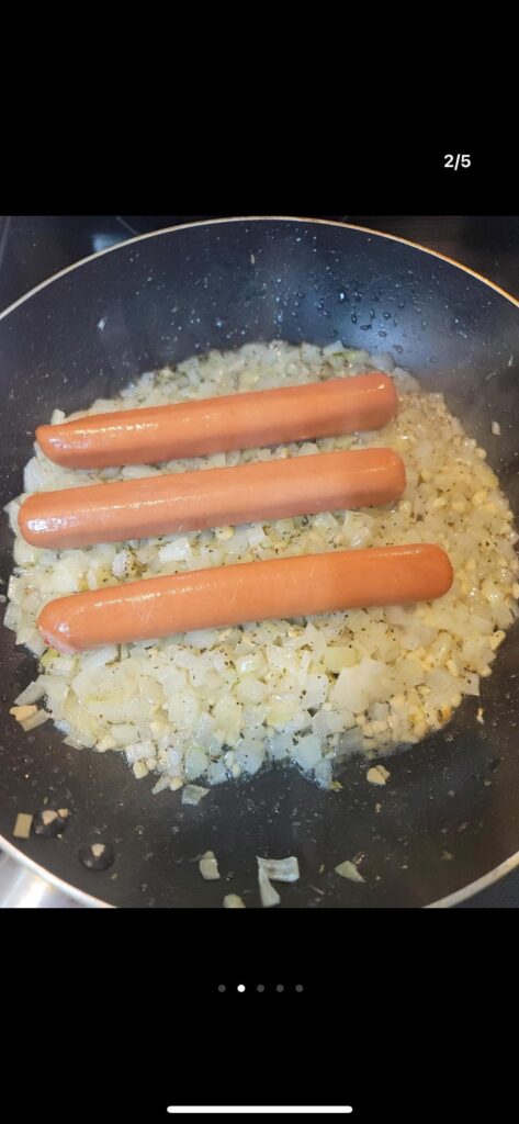 Onion dogs (slide from r/hotdogs)