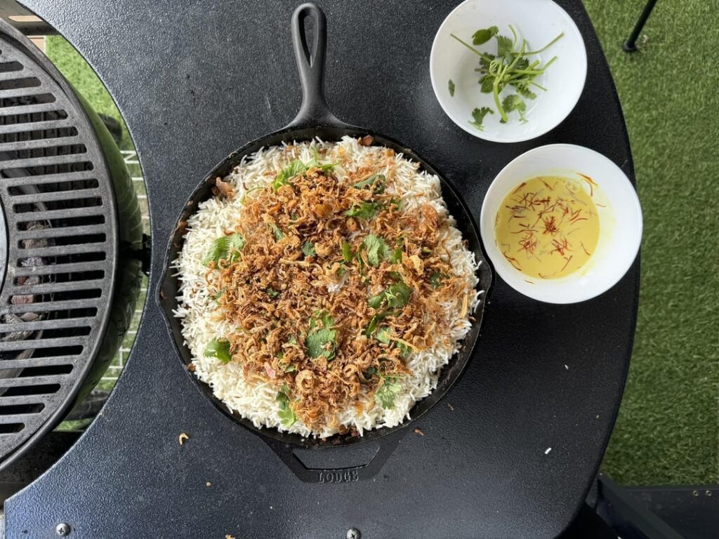 A crockpot friendly version of my lamb biryani recipe