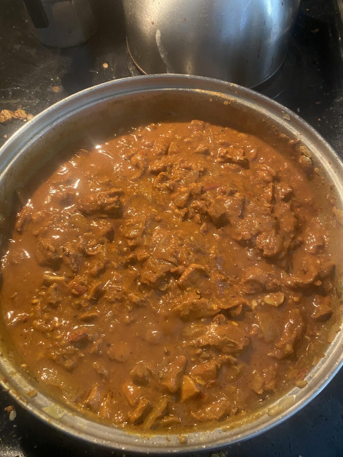 The chicken vindaloo did not disappoint