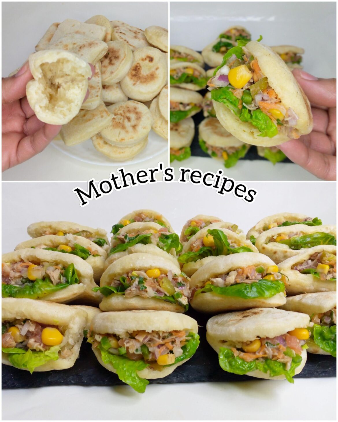 pita bread recipe without kneading. Mini pita sandwich "Moroccan Way to make pita bread" So easy no oven no egg milk or butter so Delicious recipe in the comments