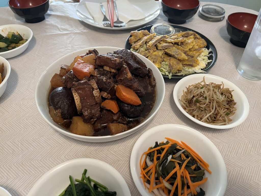 Galbijjim dinner at home