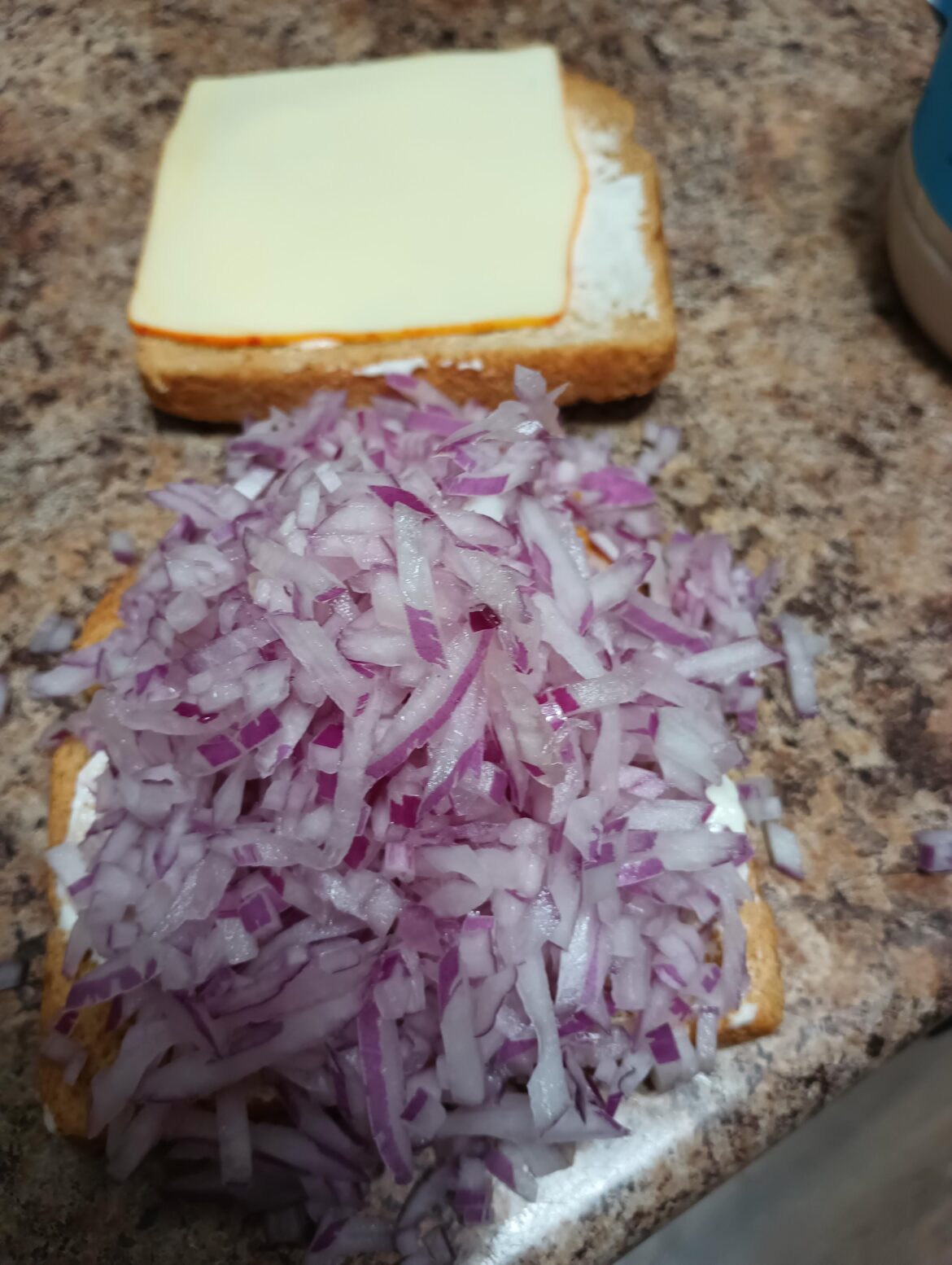 Wife said too much onions.