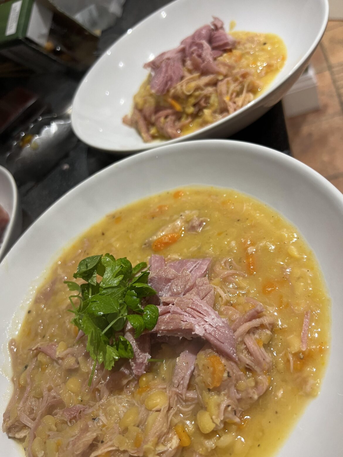 Ham and split pea soup