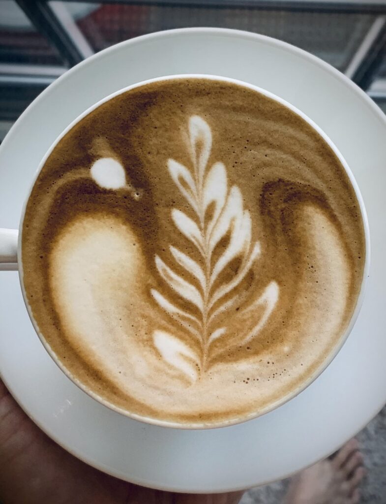 I like adding moons when I have a little extra milk left in the pitcher