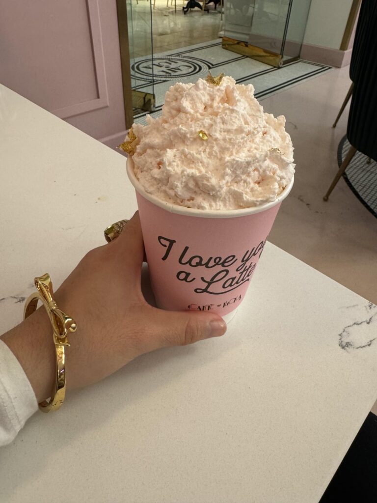 Girly coffee shop in Vegas called Cafe Lola. A little heavy on the whipped cream and gold flakes.