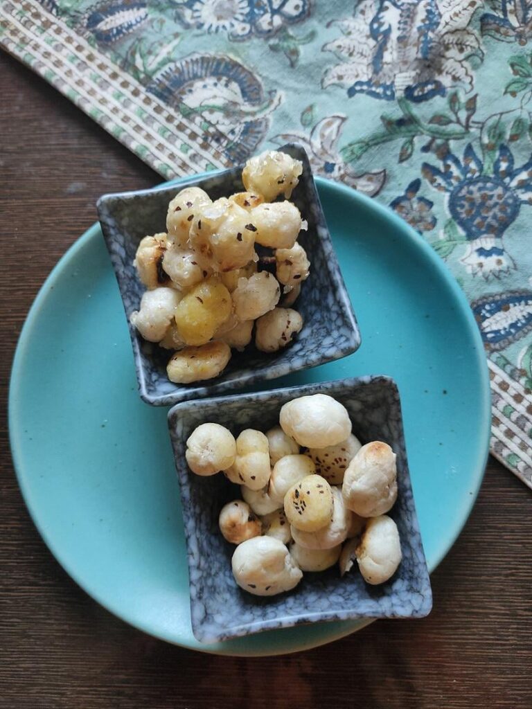 Roasted Makhana Recipe- Phool Makhana