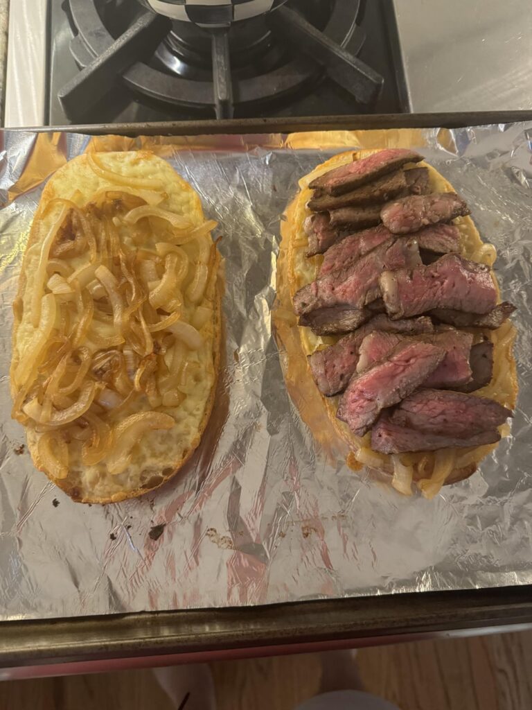 Leftover Steak Sammy
