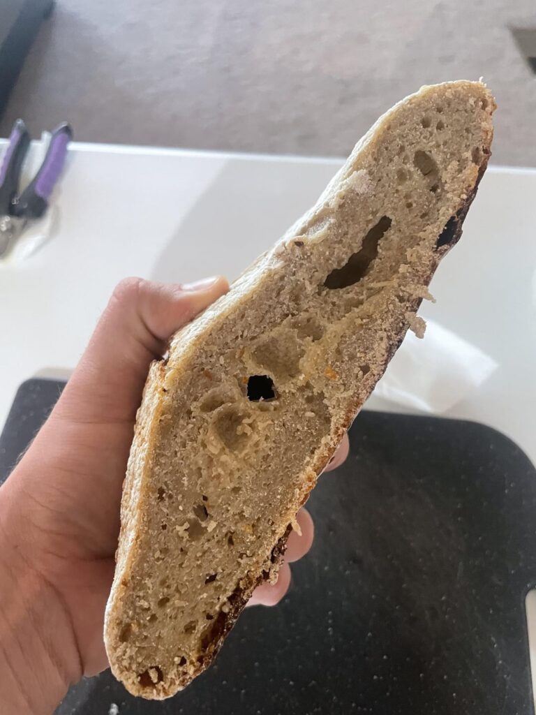 First loaf was a flop..