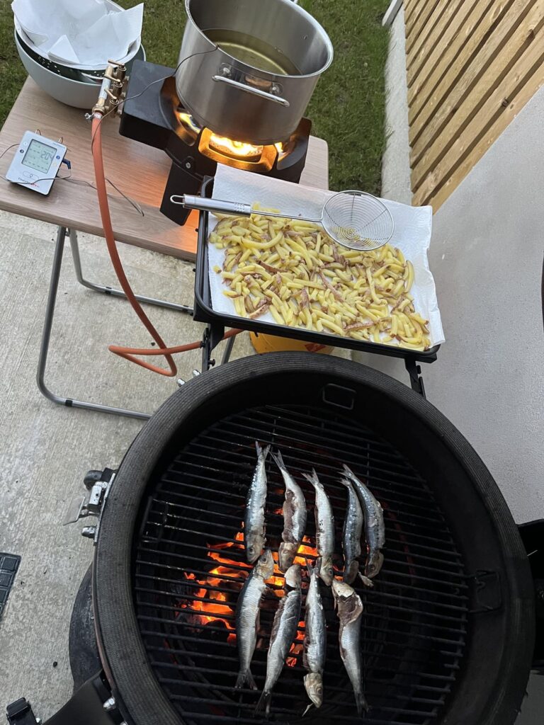 Kamadoe Joe, sardines and Fries Follow up