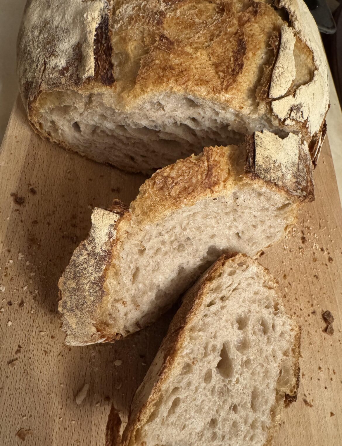 My first time ever making sourdough bread!