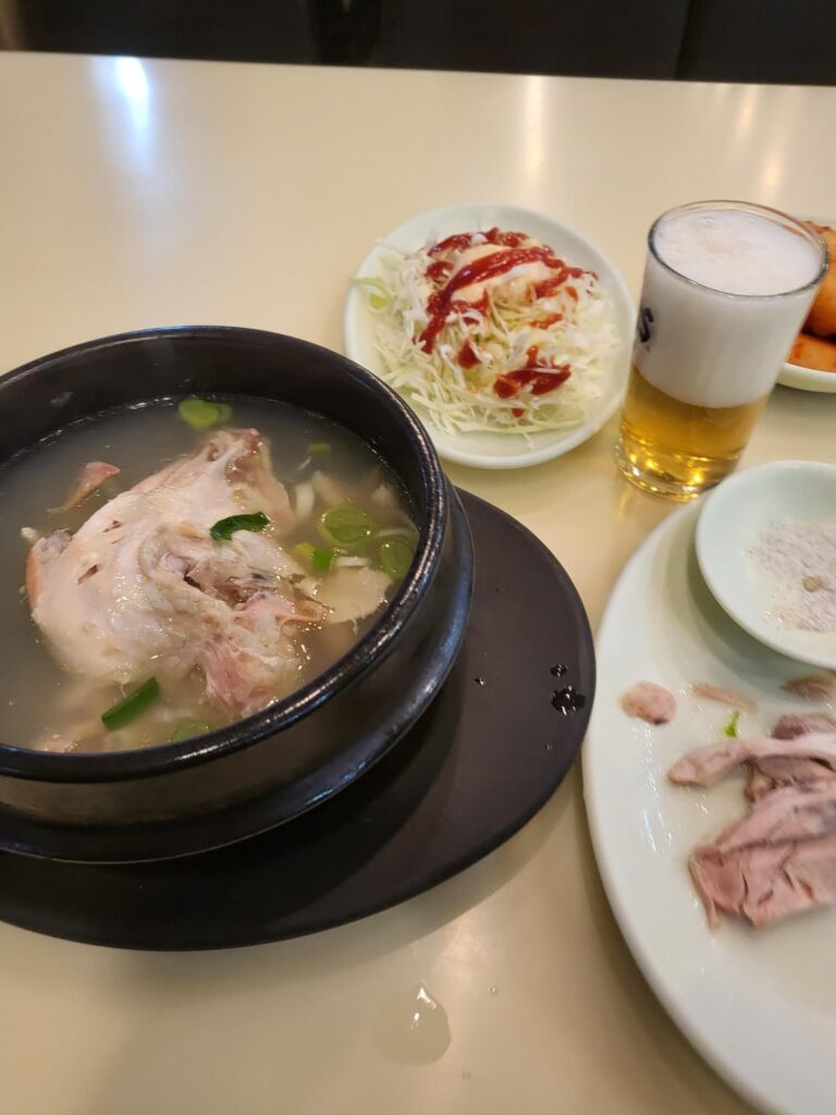 Samgyetang after work