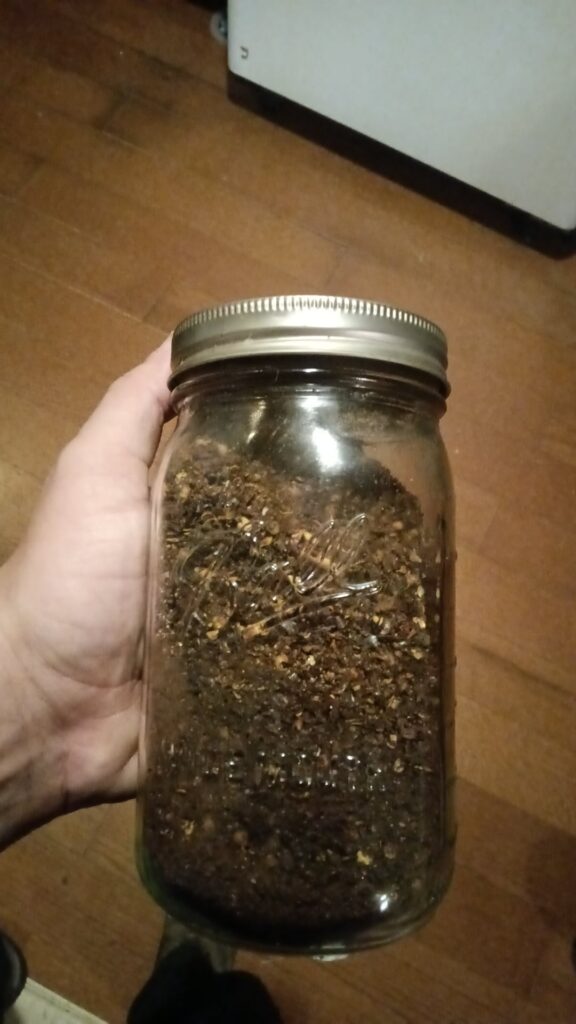 My homemade smoked pepper powder! My homemade smoked pepper powder!