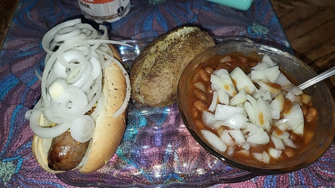 94 grams of onion with dinner