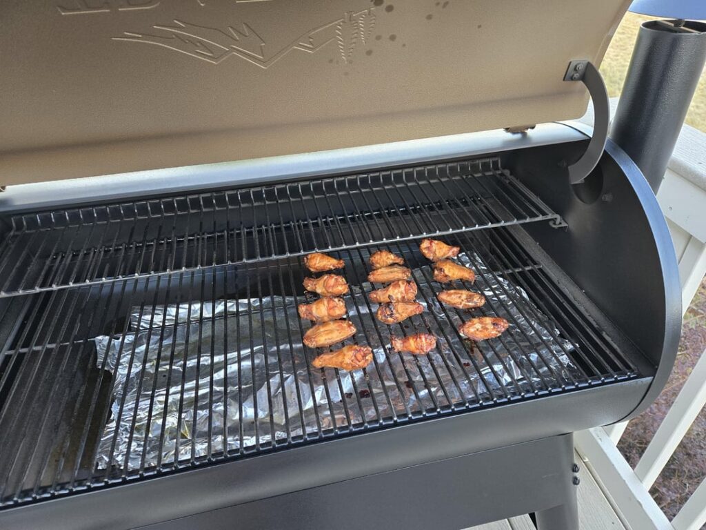 It's not much, but the first trial run with the new smoker was a success!