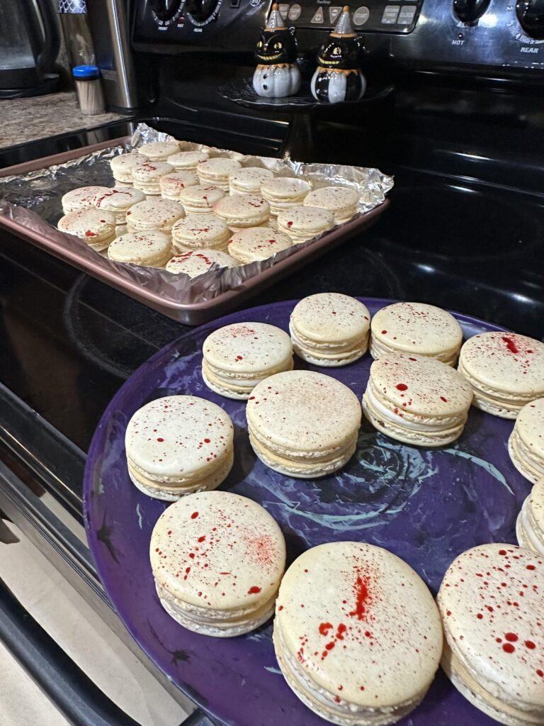 Halloween macarons