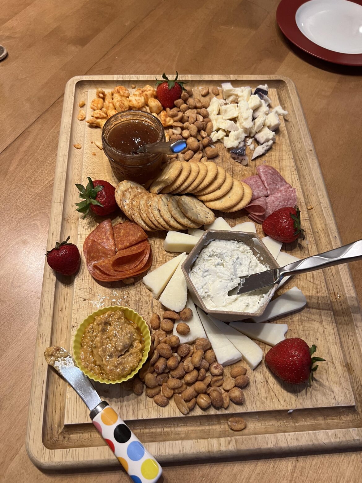 Made a charcuterie for dinner