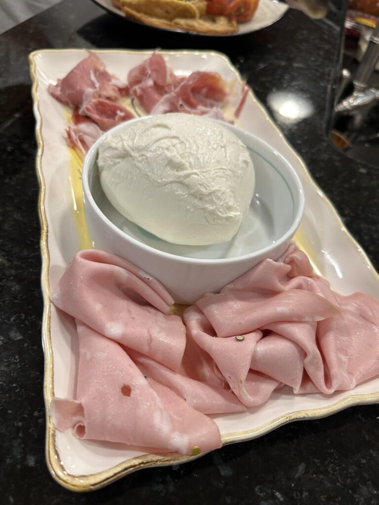 A little snack - that’s fried eggplant.