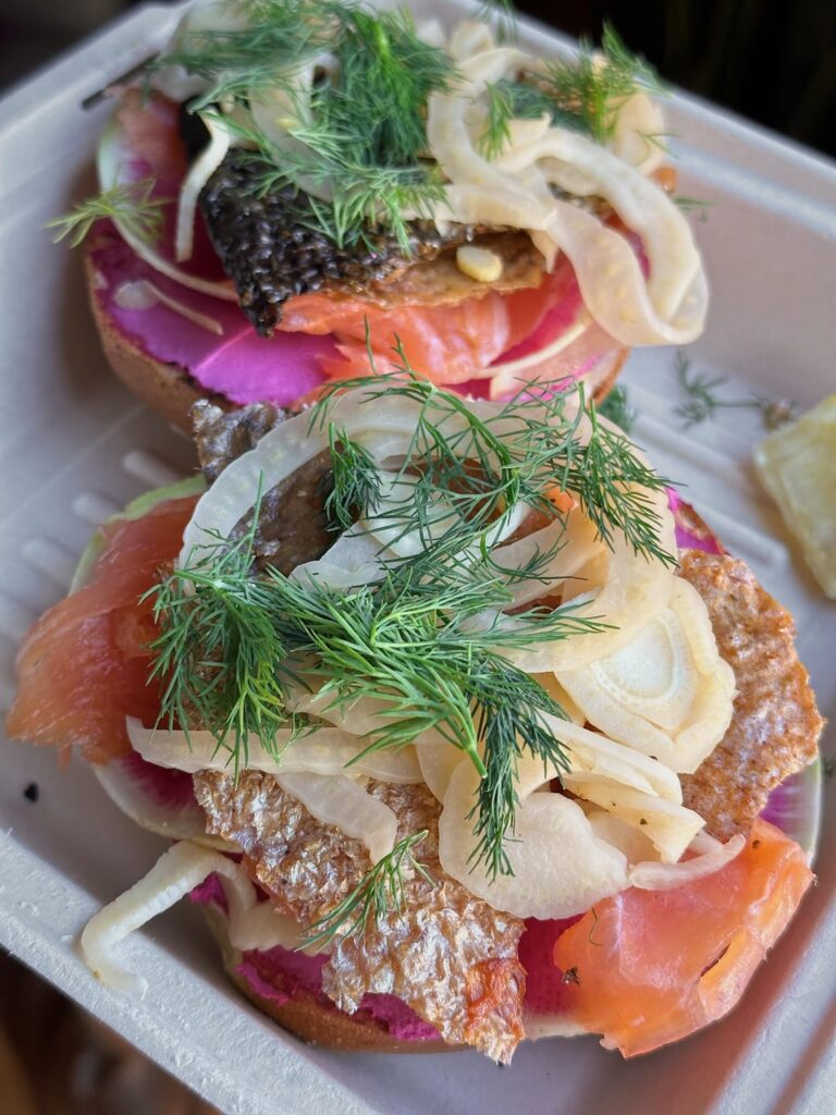 Belle’s Bagels—Loxsmith, Whitefish, BEC, Cacio e Pepe