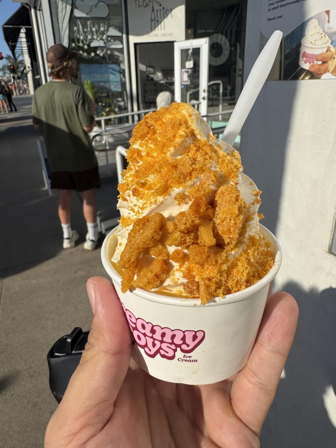 Hokey Pokey Soft Serve at Creamy Boys