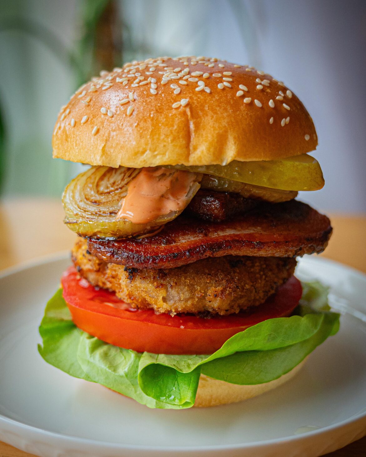 Polish Burger with Kotlet Mielony & Boczek