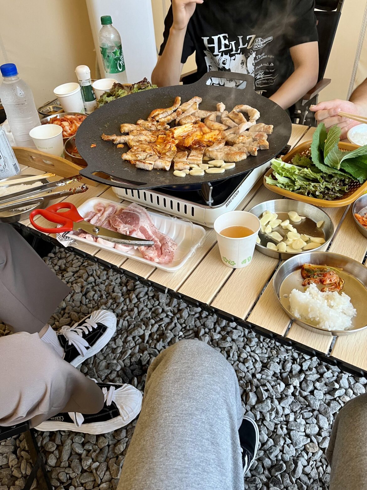 samgyeobsal at outdoors