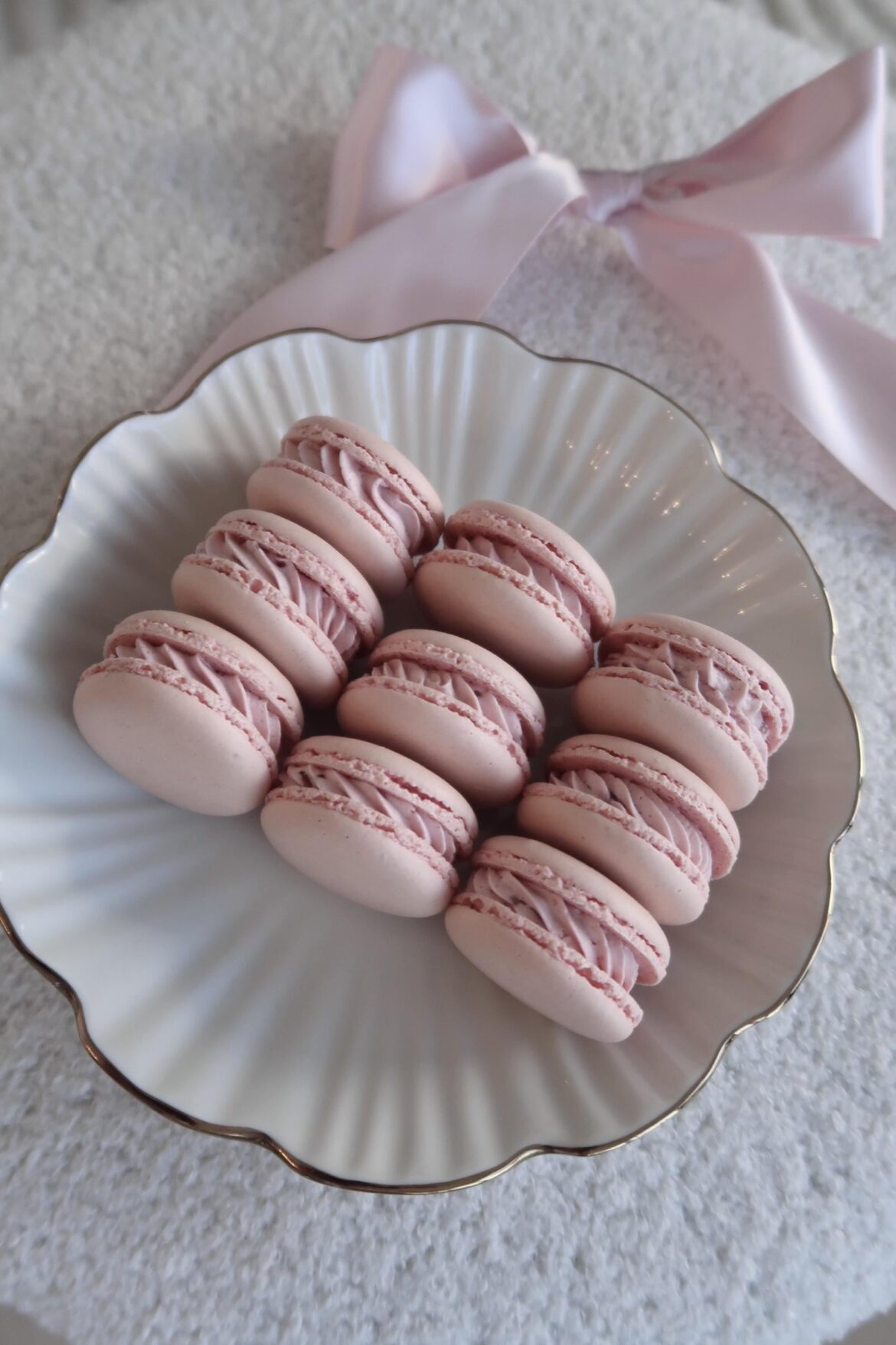 baby pink macarons 🎀
