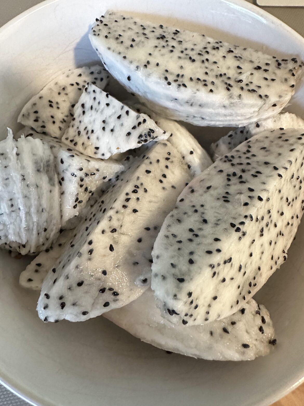 Slightly sour, otherwise flavorless dragonfruit from Costco?