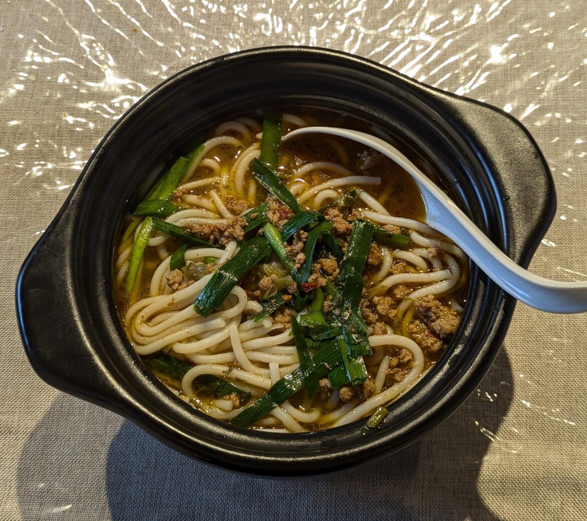 Small Pot Rice Noodles with free refills from Little Yunnan Restaurant at Yonge & Finch