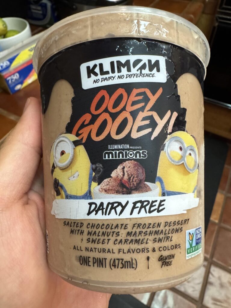 Tried the new Minion plant ice cream (it was great!)
