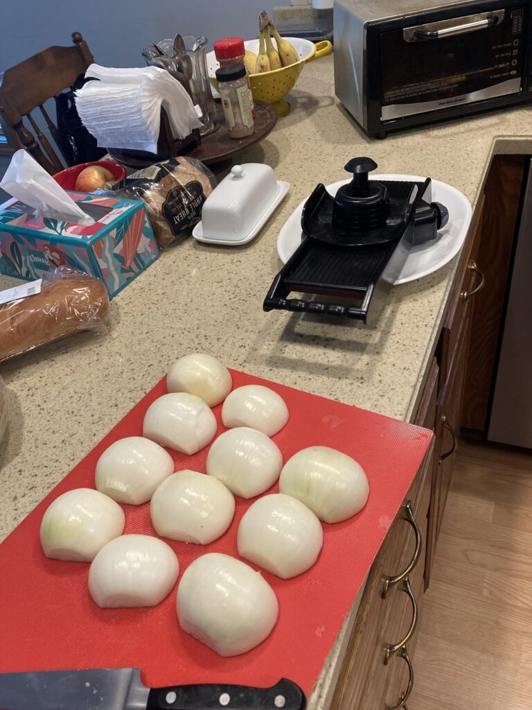 First time making French onion soup! First time making French onion soup!