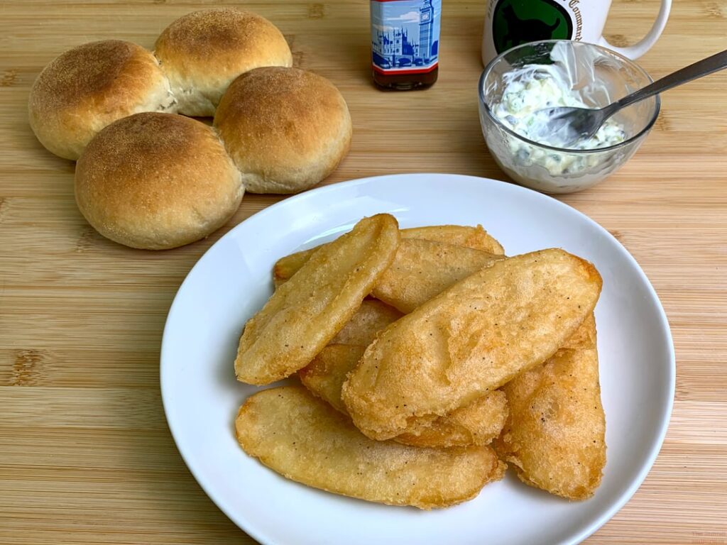Tattie Fritters on Morning Rolls