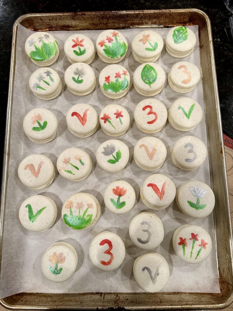 Not my most technically perfect batch, but I think they’ll pass muster for my daughter’s third birthday party