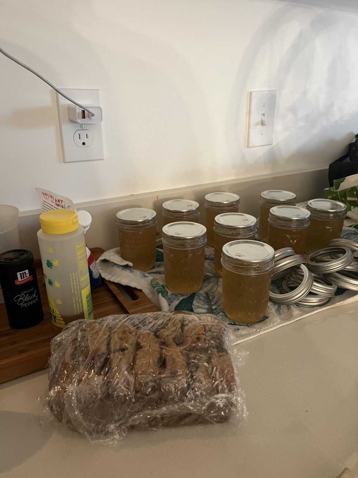 Apple scrap jam with no pectin