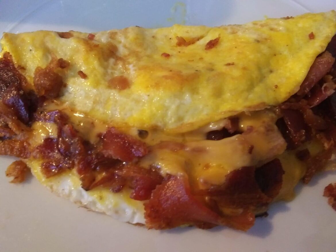 Bacon Cheese Omelette