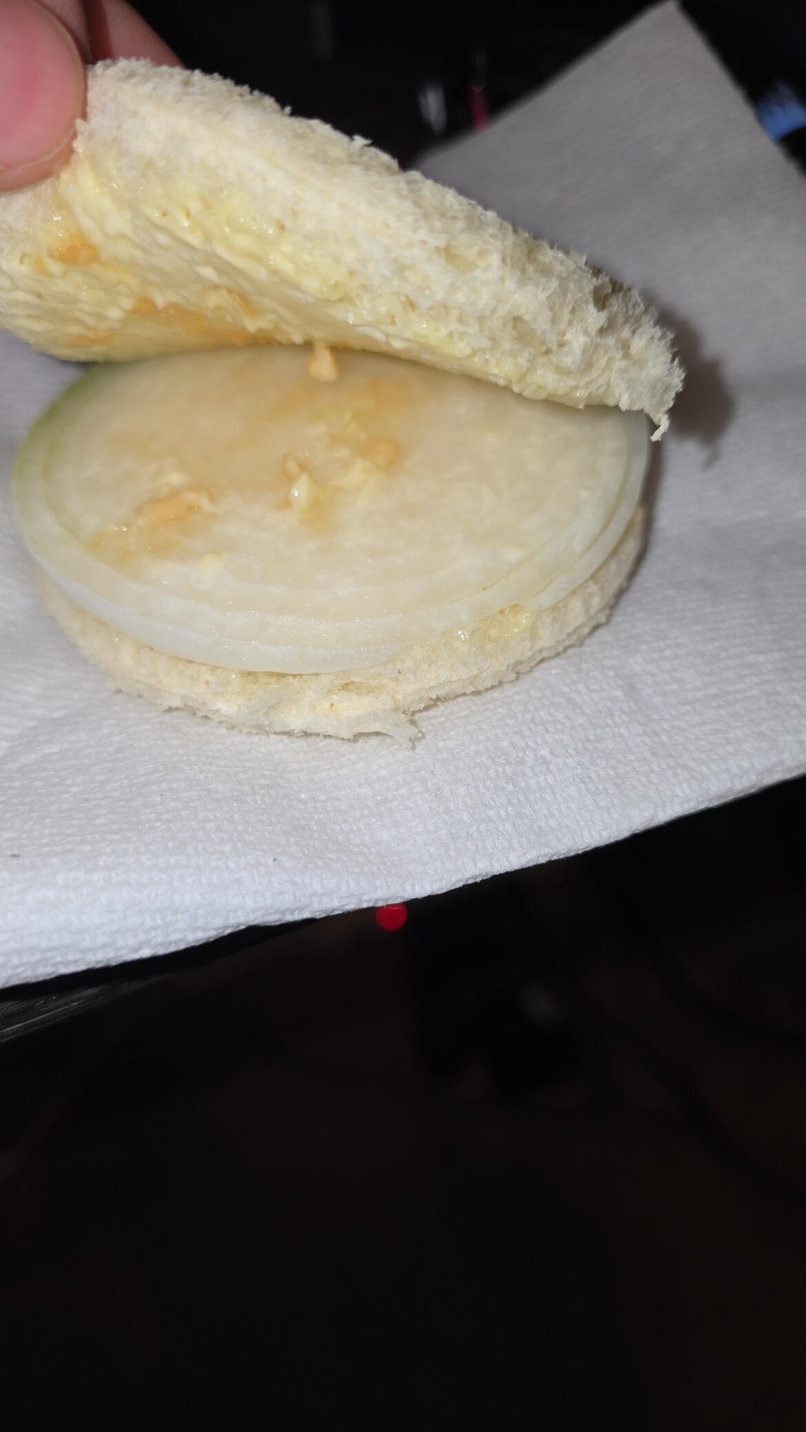 Onion Sandwich- white O, Salt, Kewpie Mayo